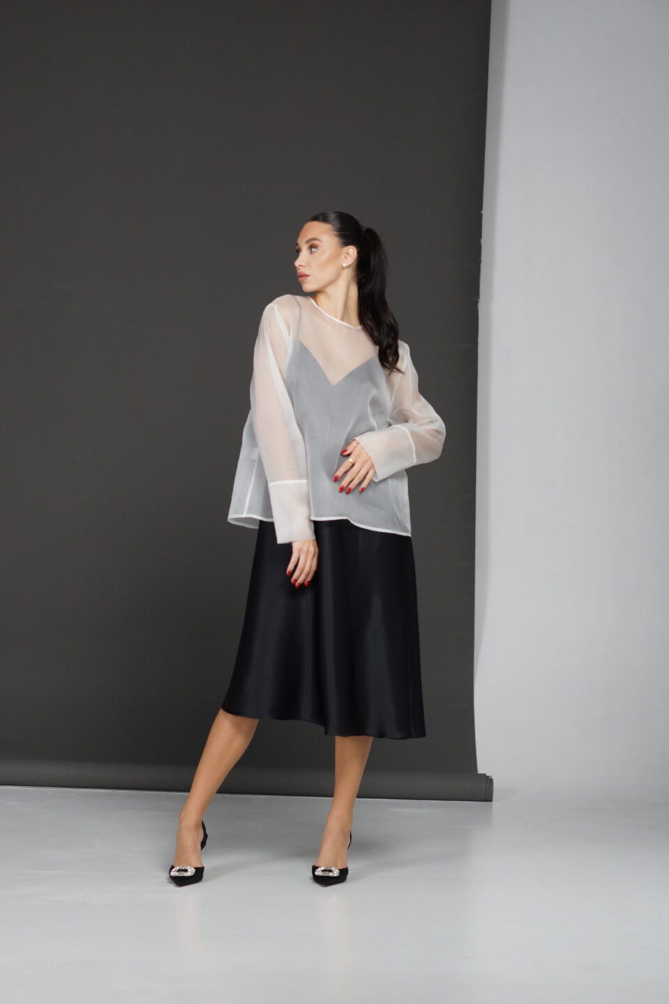 Silk Organza Tunic