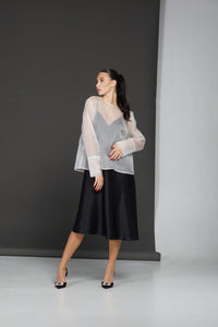 Silk Organza Tunic