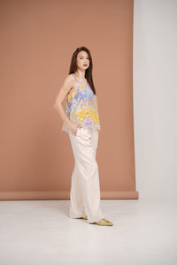 Silk Top with Lace