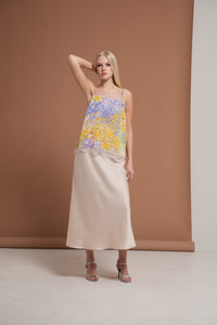 Silk Top with Lace