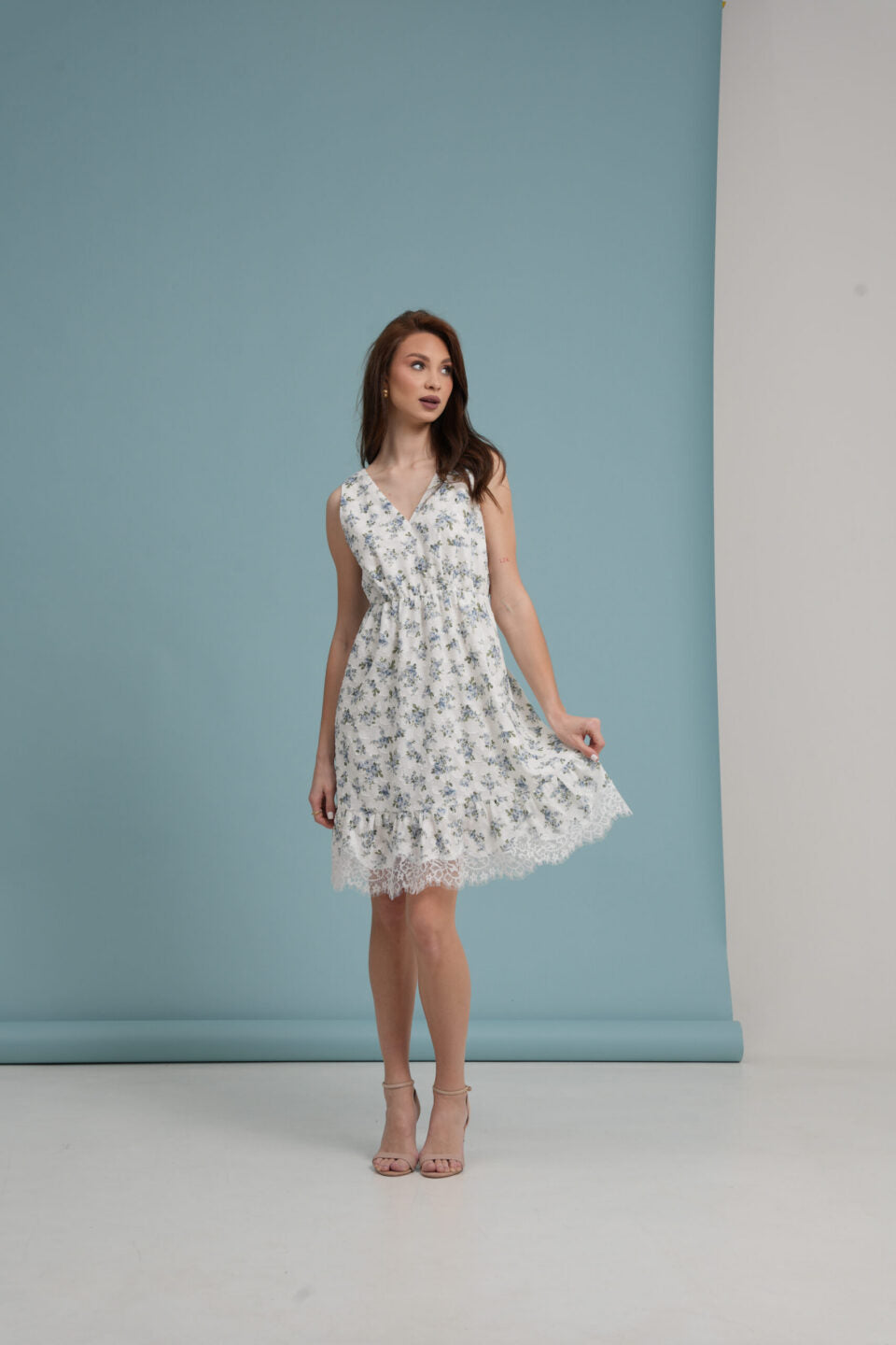 Fil Coupé Floral Dress