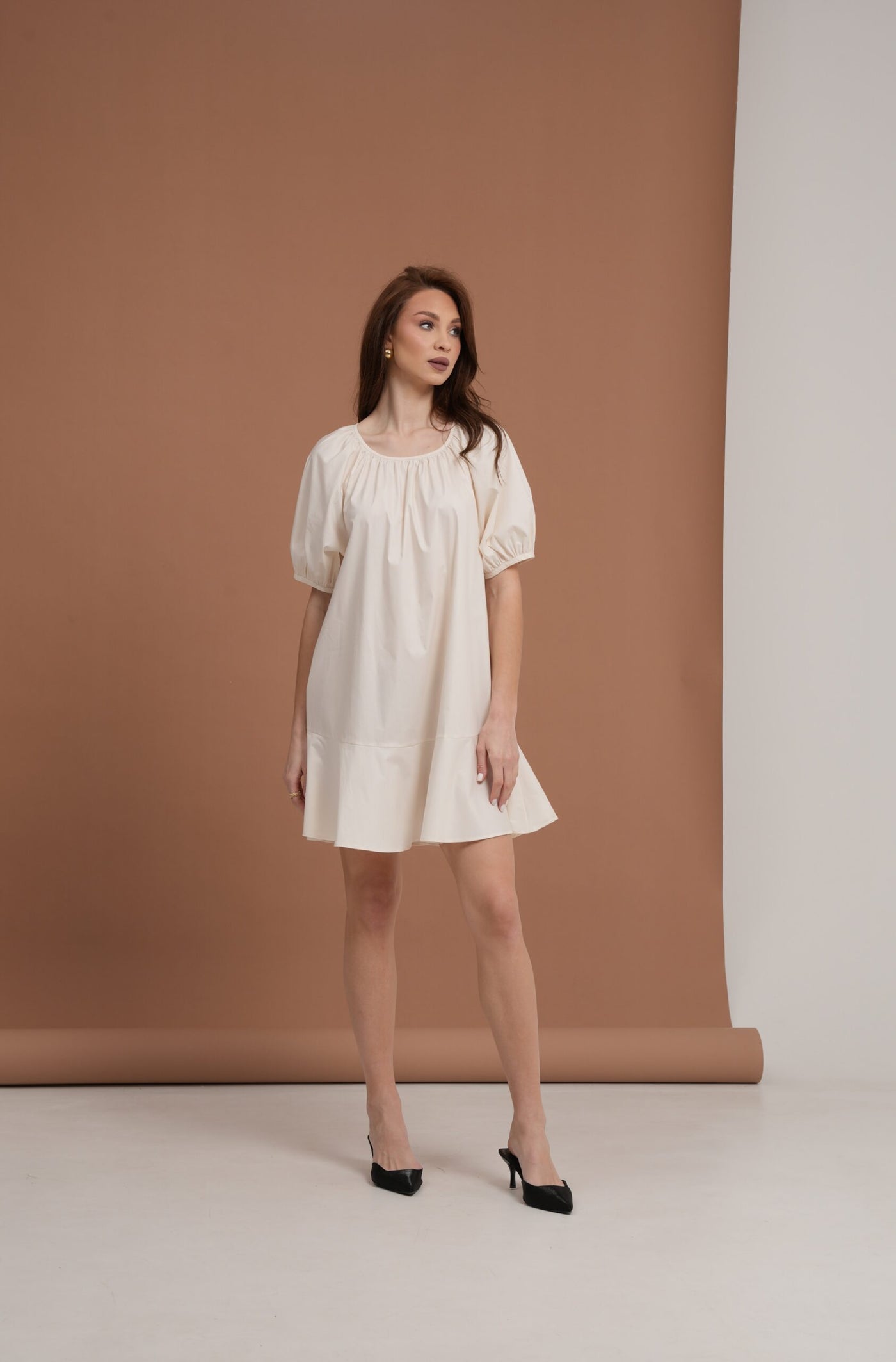 Poplin Mini Dress