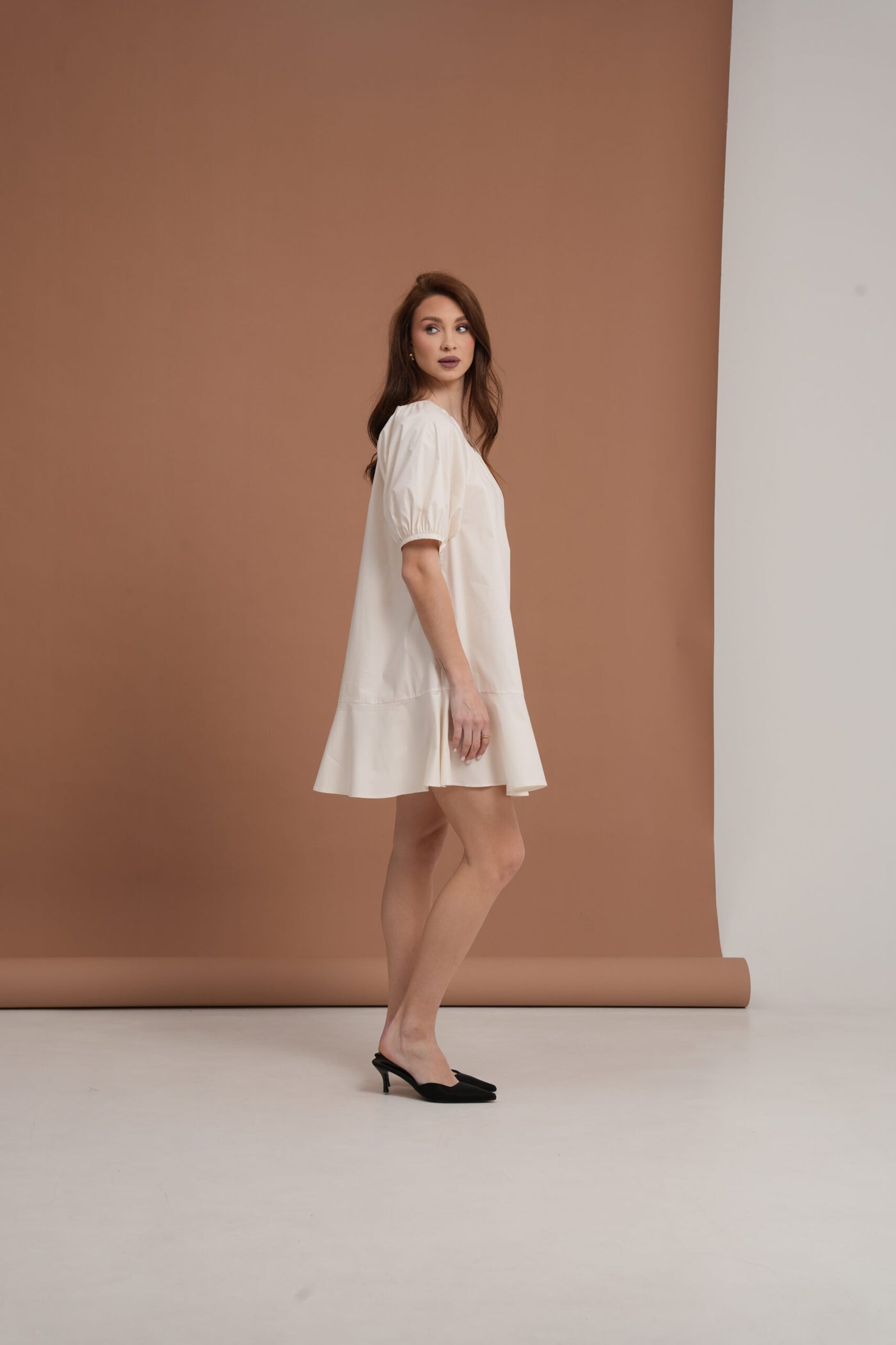 Poplin Mini Dress