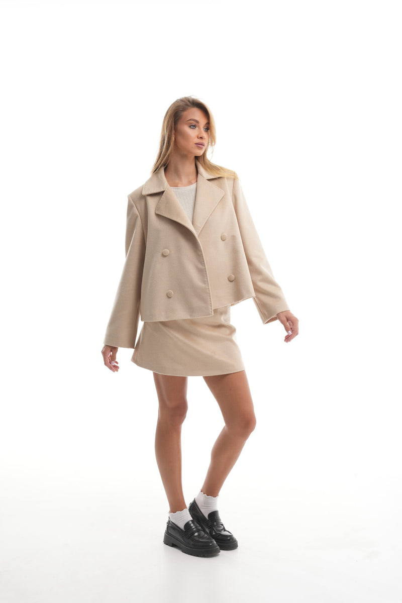 Short Cashmere Coat