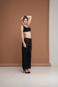 Silk Jogger Pants