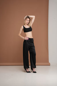 Silk Jogger Pants