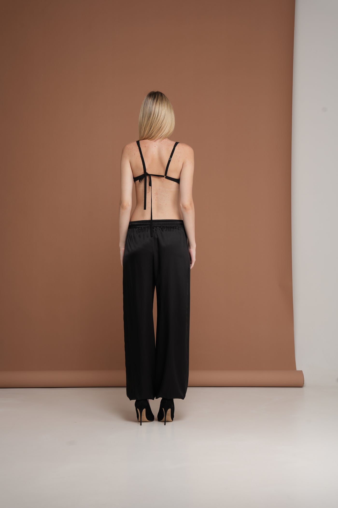 Silk Jogger Pants