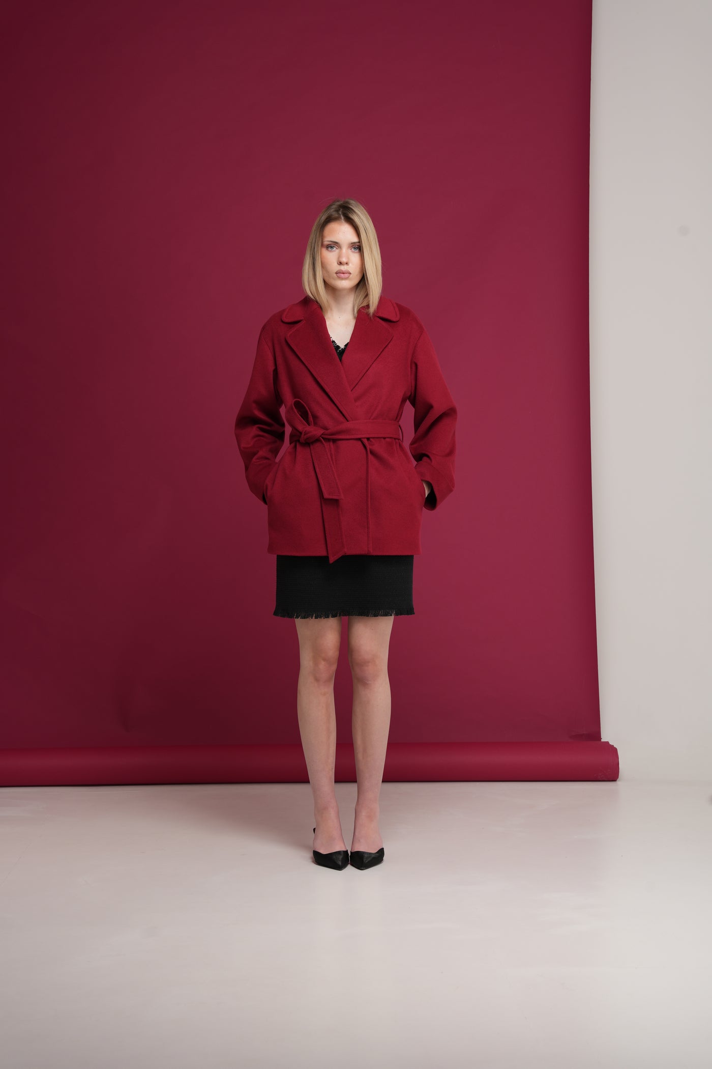 Cashmere Wrap Coat