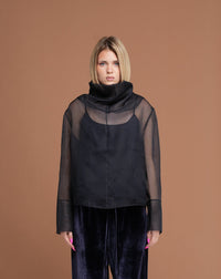 Midnight Veil Blouse