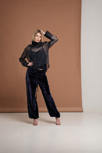 Velvet Jogger Pants