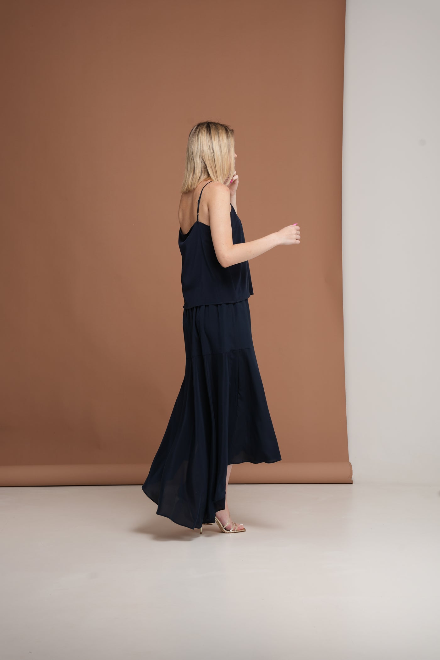 Silk slip Top