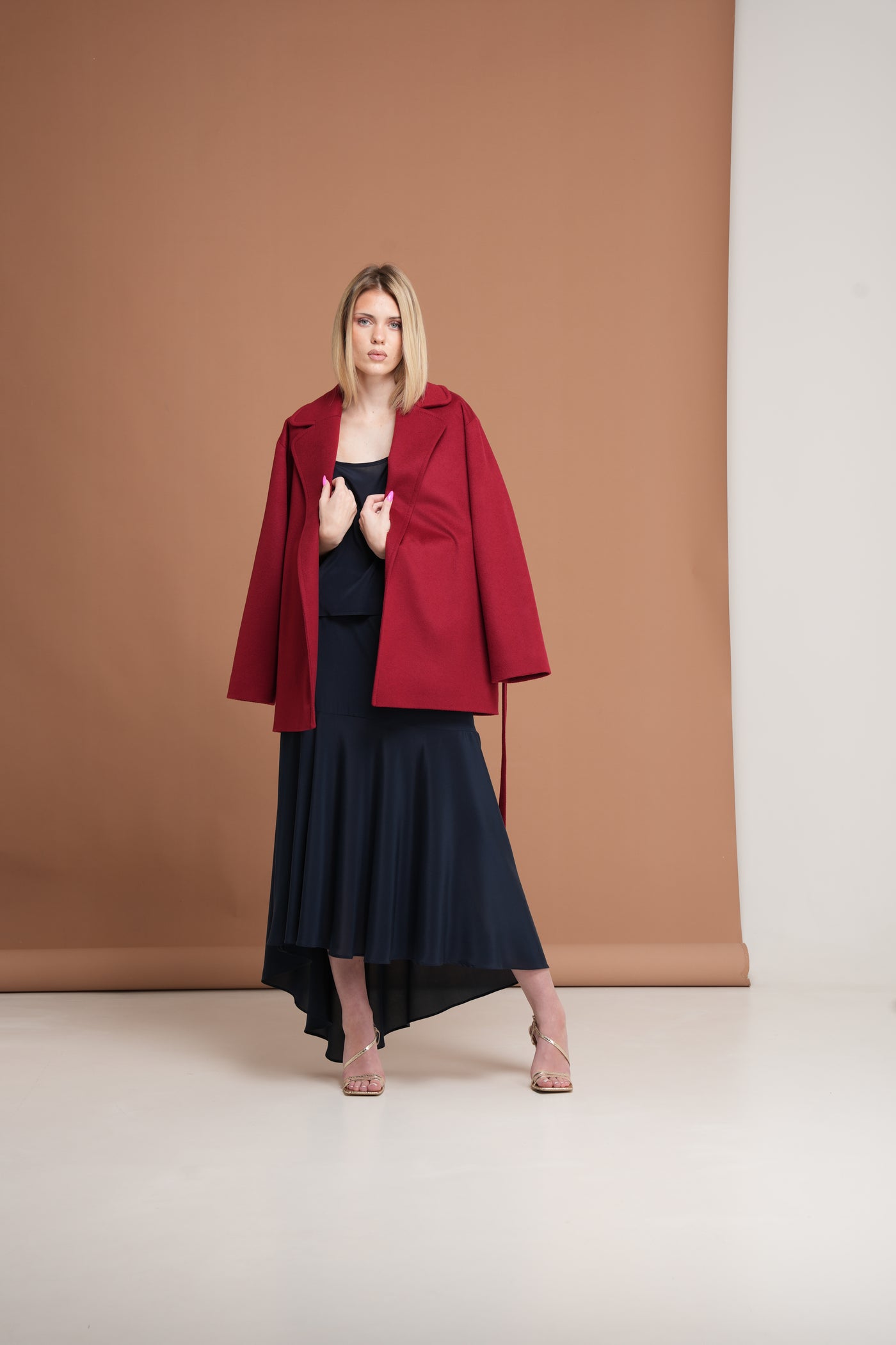 Cashmere Wrap Coat