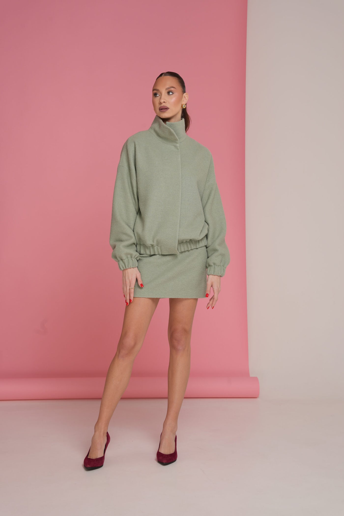 Wool Bomber Jacket
