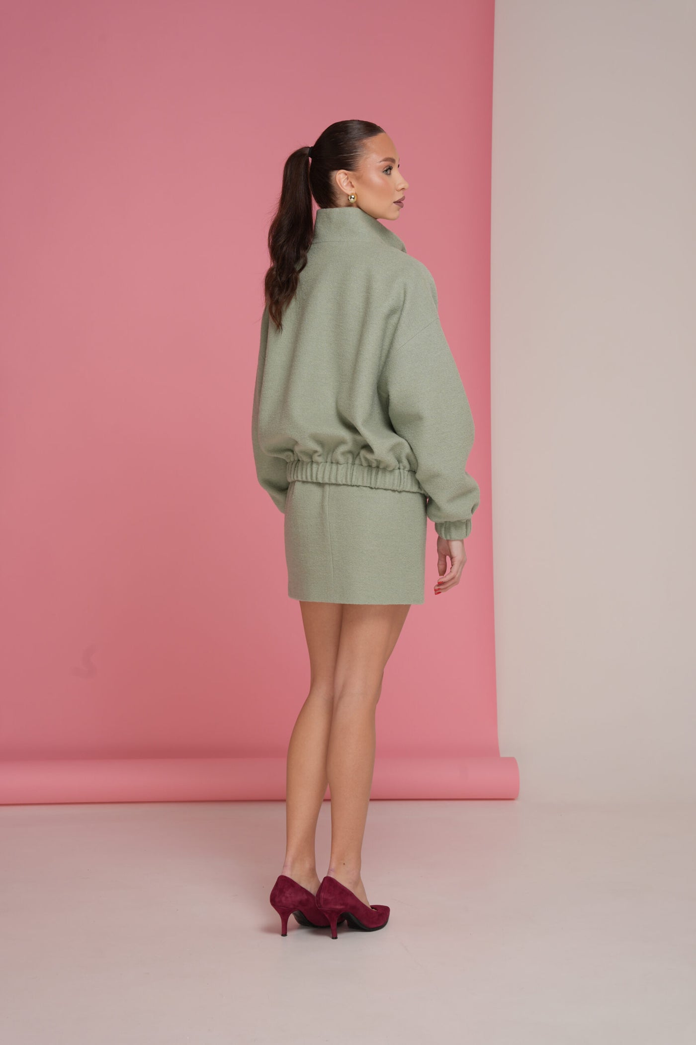 Wool Bomber Jacket