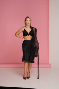 Viscose Bralette with Heart