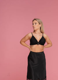 Viscose Bralette with Heart