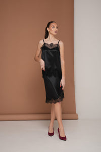 Silk Top with Lace