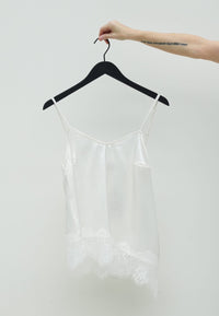 Silk Top with Lace