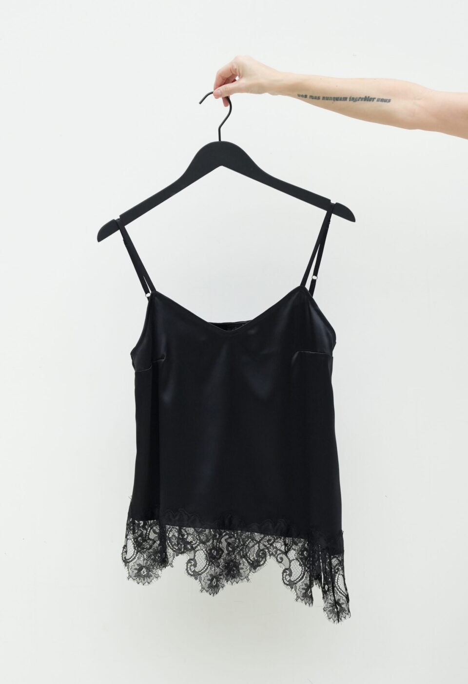 Silk Top with Lace