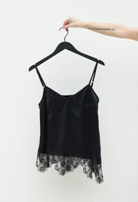 Silk Top with Lace