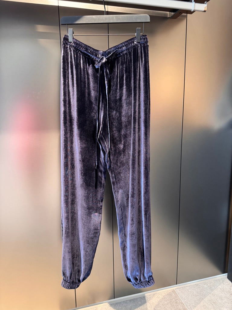 Velvet Jogger Pants