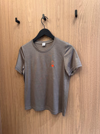 T-Shirt wool. Taupe.