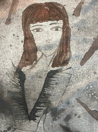Hand-Painted Silk Scarf