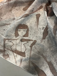 Hand-Painted Silk Scarf