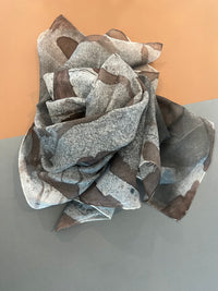 Hand-Painted Silk Scarf