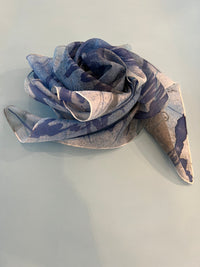 Hand-Painted Silk Scarf