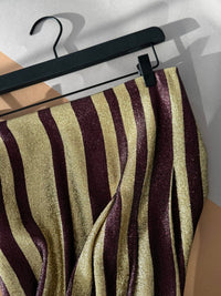 Silk Lurex Mini Skirt