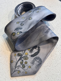 Hand-Painted Silk Tie