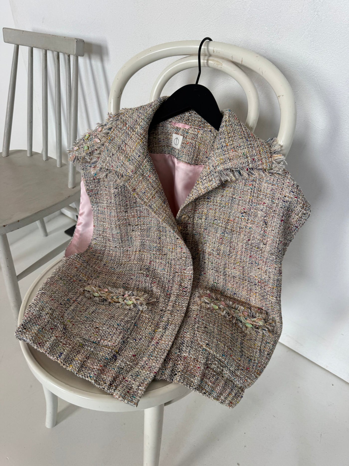 Bouclé Oversize Vest