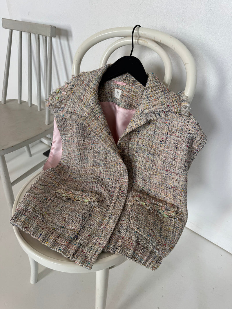 Bouclé Oversize Vest